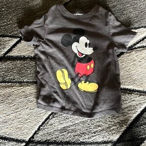 Old Navy Disney Mickey Mouse TEE T SHIRT Gray 3T